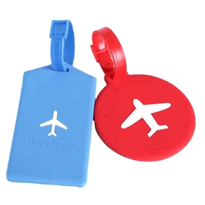 Bulk Custom Personalised Travel Plastic Waterproof Cartoon Silicon Rubber Pvc Wholesale Designer Customized Silicone Luggage Tag