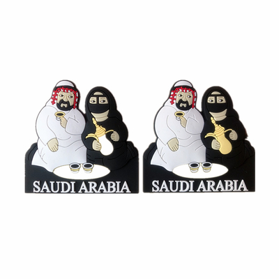 Saudi Arabia Fridge Soft Magnet/tourist PVC Camel Souvenir/ Rubber with Magnet Promotional and Gifts Any Shape Customized Medium