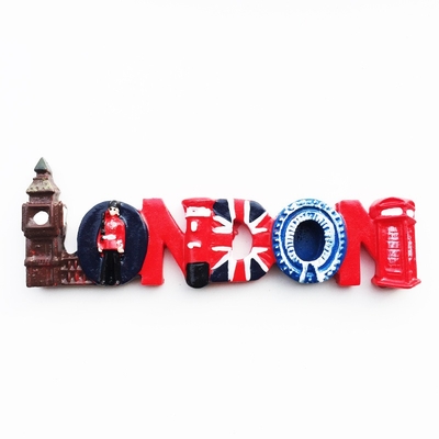 10+  Yearscustom Made UK Tourism Souvenirs Customised Refrigerator 3d Resin Cute  Promotional Gift Products Magnet  Fridge