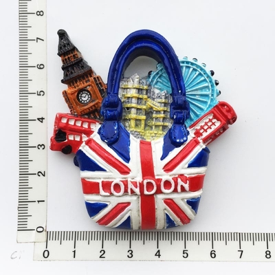 10+  Yearscustom Made UK Tourism Souvenirs Customised Refrigerator 3d Resin Cute  Promotional Gift Products Magnet  Fridge