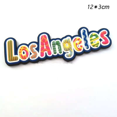 Promotional Gift Product Custom Made Customised Refrigerator Los Angels Tourism Souvenirs 3d Soft Pvc Rubber Cute Fridge Magnet