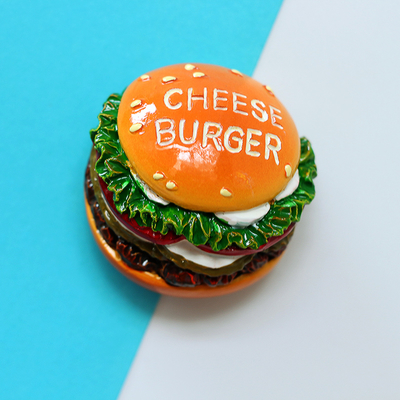 Egg Bread Hamburger Corn Lobster Refrigerator Hot Dog French Stick Food Fridge Magnets Tourism Souvenirs Refrigerator Paste