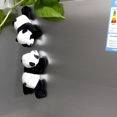 Kitchen Accessories Home Decor Souvenir  Cartoon Cute Soft Plush 3d Panda Fridge Strong Magnet Refrigerator Sticker Custom