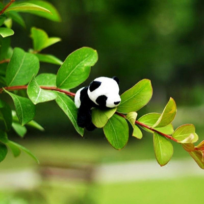 Kitchen Accessories Home Decor Souvenir  Cartoon Cute Soft Plush 3d Panda Fridge Strong Magnet Refrigerator Sticker Custom
