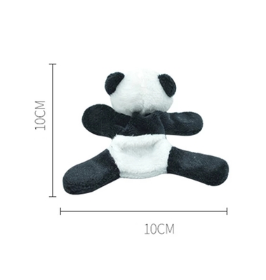 Kitchen Accessories Home Decor Souvenir  Cartoon Cute Soft Plush 3d Panda Fridge Strong Magnet Refrigerator Sticker Custom