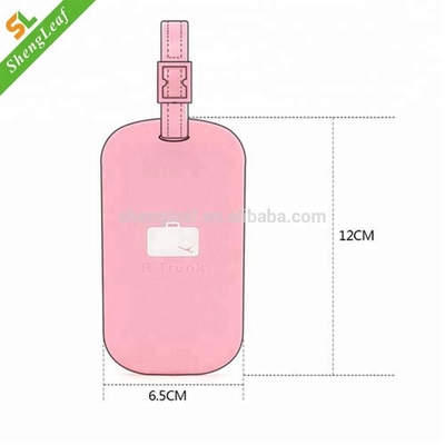 Promotion Item Bag Hang Tag Rubber Luggage Tags PVC Plaid