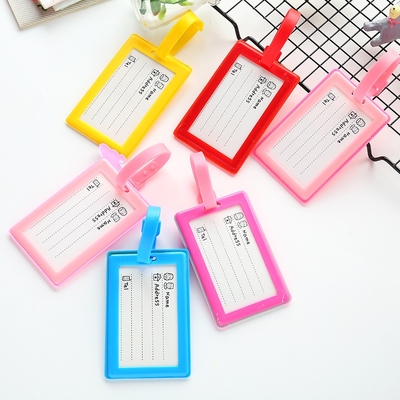 Name Id Card Waterproof Personalized  Custom Plain Silicone Luggage Tags
