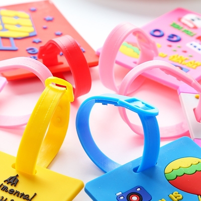 Name Id Card Waterproof Personalized  Custom Plain Silicone Luggage Tags