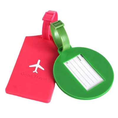 Bulk Custom Personalised Travel Plastic Waterproof Cartoon Silicon Rubber Pvc Wholesale Designer Customized Silicone Luggage Tag