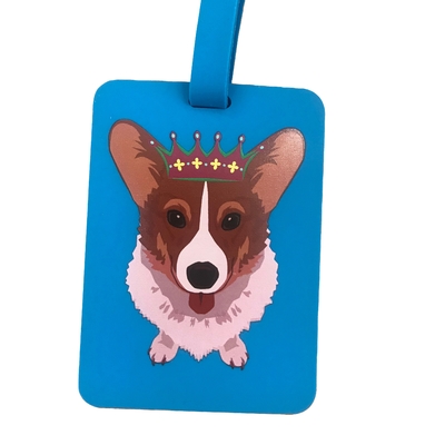 Hot Sale Wholesale Personalized  Soft Pvc Designer clear Plastic Travel Bag Tags Luggage