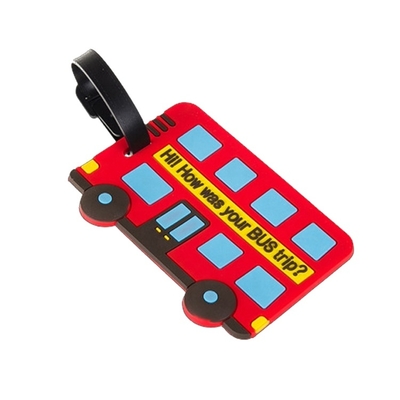 Wholesale clear Travel Bag Cheapest 3D Pvc Customized Soft  Pvc Designer Luggage Name Tags
