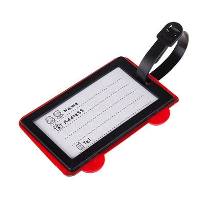 Wholesale clear Travel Bag Cheapest 3D Pvc Customized Soft  Pvc Designer Luggage Name Tags