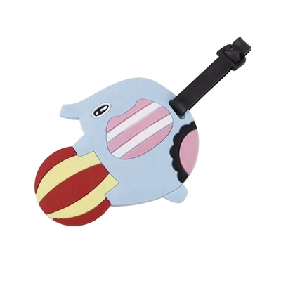Wholesale clear Travel Bag Cheapest 3D Pvc Customized Soft  Pvc Designer Luggage Name Tags