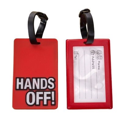 Wholesale clear Travel Bag Cheapest 3D Pvc Customized Soft  Pvc Designer Luggage Name Tags