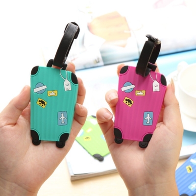 Oem Wholesale Soft Pvc Rubber Custom Package Travel Clear Luggage Tag Pvc for Children School Bag Tortoise