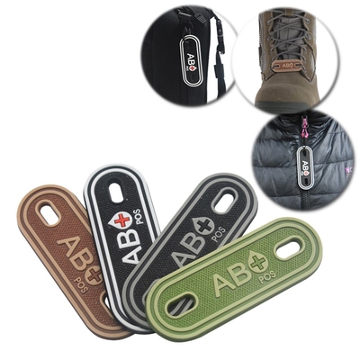 Clothes Armbands Accessories Shoulder Badges PVC Custom 3d Rubber Hook Patches