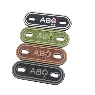 Clothes Armbands Accessories Shoulder Badges PVC Custom 3d Rubber Hook Patches