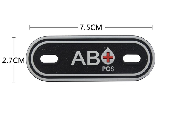 Clothes Armbands Accessories Shoulder Badges PVC Custom 3d Rubber Hook Patches