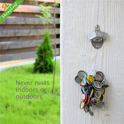 Made in China Factory Supply Wall Mount Stainless Steel Wine Beer Custom Magnetic Bottle Opener
