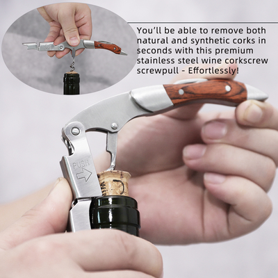 Wholesale Foil Cutter Gift for Wine Lovers Wine Cork Opener Professional Waiters Corkscrew Bottle Opener