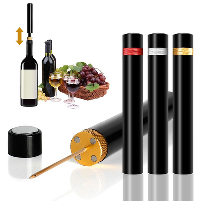 Air Pump Opening Tool Stainless Steel Pin Cork Remove Air Pressure Wine Corkscrew Electric Wine Bottle Opener Set