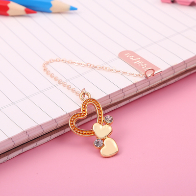 New Design Fashion Wholesale School Metal   Bookmark Custom Paper Clips