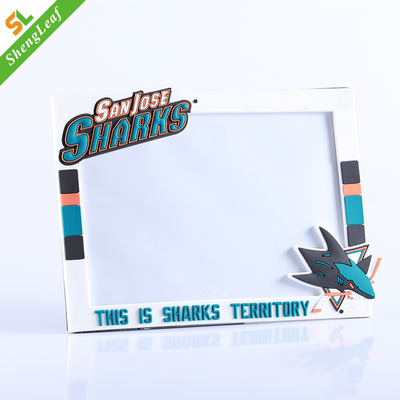 Wholesale Hot Sale Custom 3d logo Rubber Pvc Sports Soccer Club Soft Pvc Photo Frame