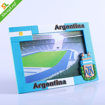 Wholesale Hot Sale Custom 3d logo Rubber Pvc Sports Soccer Club Soft Pvc Photo Frame
