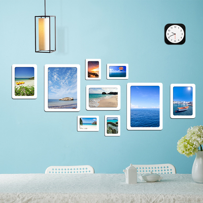 Mobile Home Decoration Creative Living Room PVC Colorful Magnetic Picture Frame Magnets Photoframe