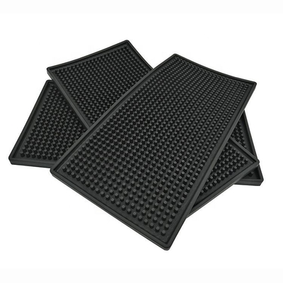Free Sample Custom Coffee Beer Whiskey PVC Barmat Silicone Rubber Bar Rail Runner Mat Rubber for Bar With Logos
