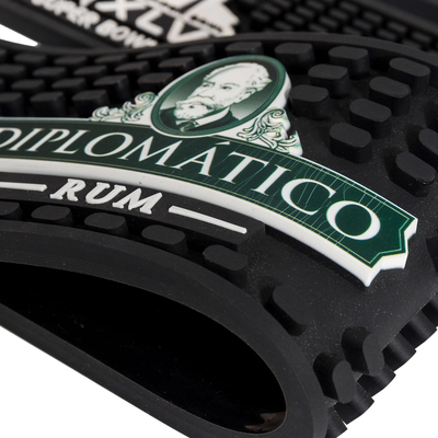 Free Sample Custom Coffee Beer Whiskey PVC Barmat Silicone Rubber Bar Rail Runner Mat Rubber for Bar With Logos