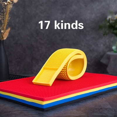 Custom logo Branded PVC  Table Cup Water Proof Anti-skid Mat Cup  Counter Mat Rectangle Rubber Beer Bar Service Spill Mat