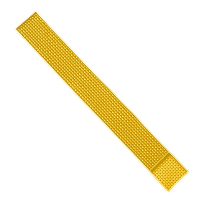 Custom logo Branded PVC  Table Cup Water Proof Anti-skid Mat Cup  Counter Mat Rectangle Rubber Beer Bar Service Spill Mat