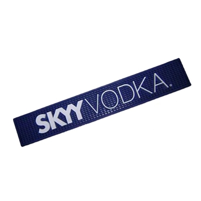 Free Sample Customized Table Custom Led Pvc Rubber Macallan Bar Mats With 3d Emboss Logo
