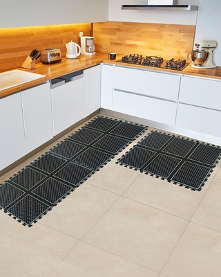 13 Years Factory Free Sample Glowing in the Dark Non-toxic Easy to Clean Soft  Kitchen Mat Set of Anti Fatigue Kitchen Mat