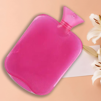 500ml Reusable Rechargeable Manufacture Rubber Silicon Pvc Transparent Winter Warm Hand Feet Warmer Hot Water Bottle Bag