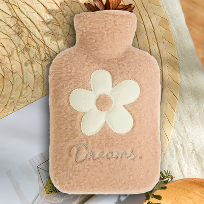 2L Reusable Rechargeable Plush Cute Hand Keep Warm Electric Charge Rubber PVC Silicon Hot-Water Bottle Bag with Cover