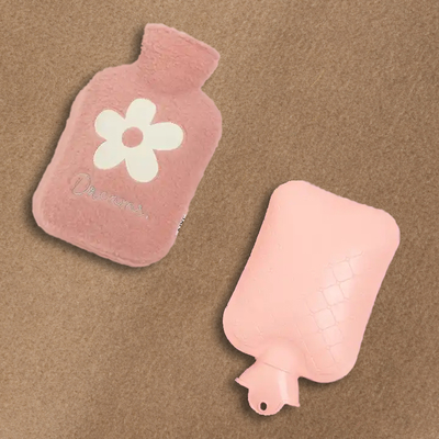 2L Reusable Rechargeable Plush Cute Hand Keep Warm Electric Charge Rubber PVC Silicon Hot-Water Bottle Bag with Cover