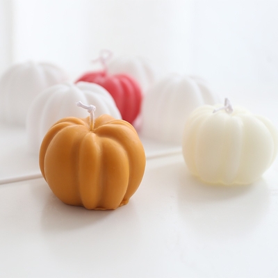 Custom Luxury Silicone Silicon Body Birthday Resin Silicone 3d Fruit Pumpkin Wax Jar Making Candle Mold New for Candles Making