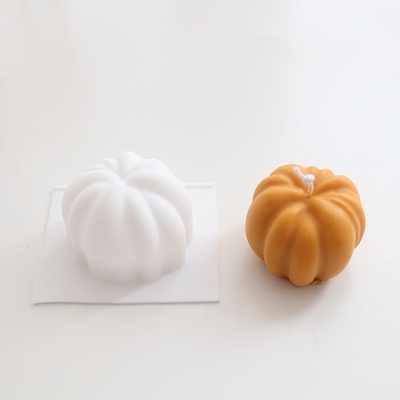 Custom Luxury Silicone Silicon Body Birthday Resin Silicone 3d Fruit Pumpkin Wax Jar Making Candle Mold New for Candles Making