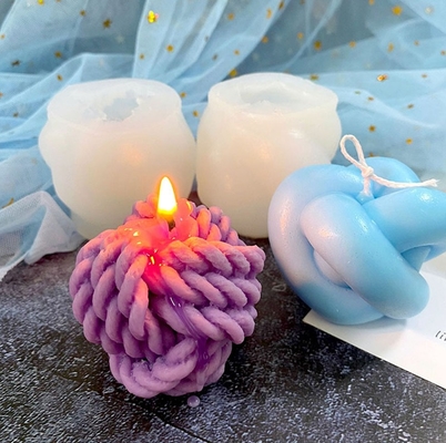 Custom Large Resin Wax Jar for 3D Candle Making Luxury Silicon Body Mould Mold with Birthday Pillar Mold New Cake Tools